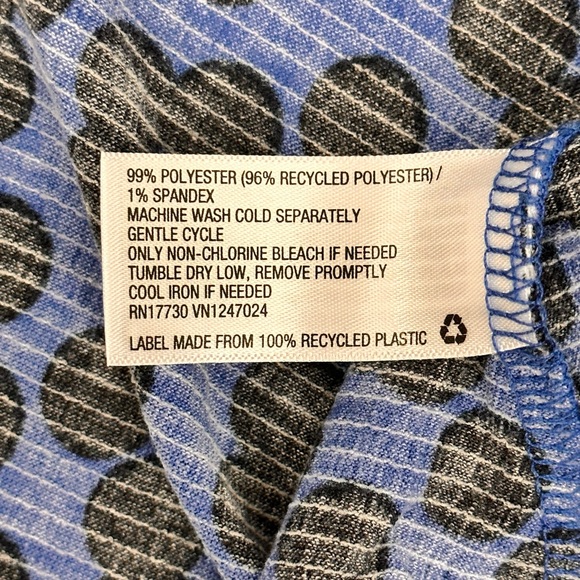 Ava & Viv Vibrant Blue& Black Polka Dot Knot Front Sweetheart Blouse Plus Size - Picture 6 of 10